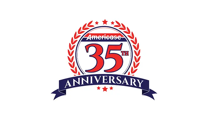 AMERICASE 35th Anniversary Logo