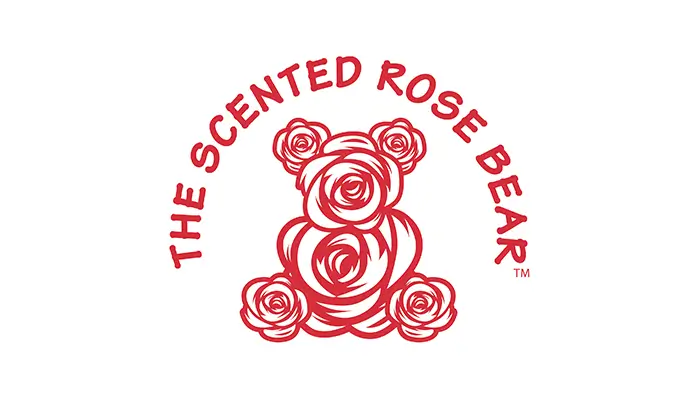 THE SCENTED ROSE BEAR Logo